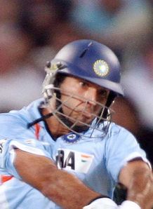 Yuvraj Singh India v Australia CB Series Feb 08