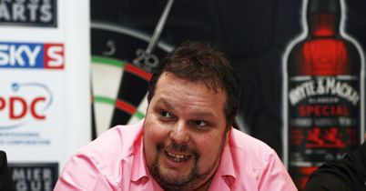 Peter Manley at the press conference...