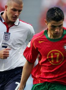 David Beckham England Cristiano Ronaldo Portugal