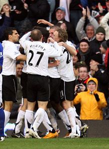Toffees unstuck by McBride