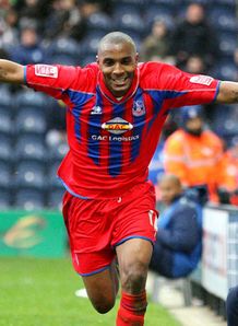 Clinton Morrison celeb Preston v Crystal Palace