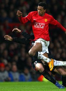 Football Champions League Manchester United Lyon Nani