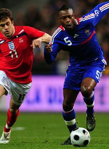 Football International Friendly England France Joe Cole William Gallas