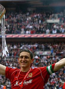 Football Johnstons Paint Trophy Final Grimsby Town Milton Keynes Keith Andrews