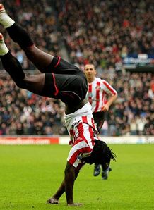 Footballl Premier Sunderland West Ham Kenwyne Jones