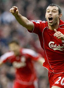 Liverpool v Reading Javier Mascherano