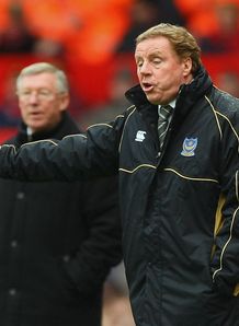 Manchester United v Portsmouth Harry Redknapp Ferguson