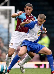 West Ham v Blackburn Hayden Mullins David Bentley