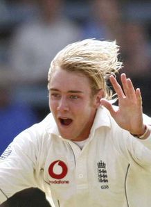 Stuart Broad England v New Zealand day four 2nd Test Mar 08