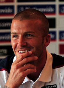 england david beckham press conference