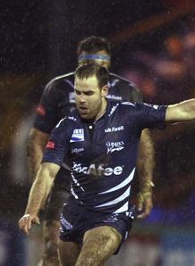 Charlie Hodgson Sale Sharks v Bath Guinness Premiership Mar 08