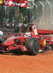 kimi raikkonen ferrari australian gp disaster 16/3/2008