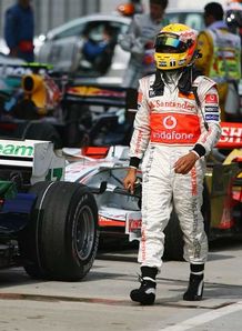 lewis hamilton mclaren malaysian gp 23/3/2008