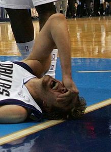 Dirk Nowitzki (ankle injury) Dallas Mavericks v San Antonio Spurs Mar 08