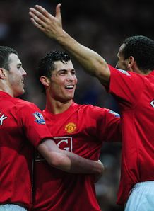 cristiano ronaldo manchester united v aston villa