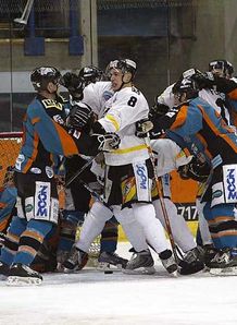 sheffield v nottingham Challenge Cup final February 2008 CREDIT SHEFFIELD STEELERS