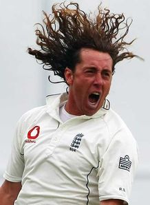 Ryan Sidebottom England v New Zealand hair-raising