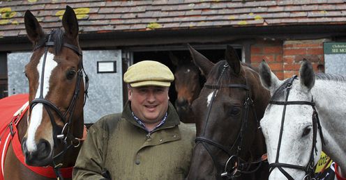 Kauto Star Paul Nicholls holds Gold Cup Denman Neptunes Collonges