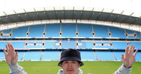 Ricky Hatton at his second home