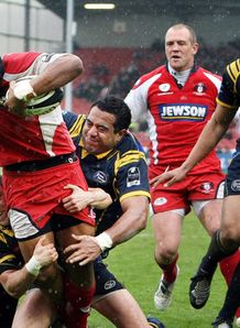 Akapusi Quera try Gloucester v Leeds Akapusi Quera try Gloucester v Leeds