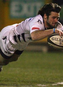Ben Foden try Sale at Bristol Ben Foden try Sale at Bristol