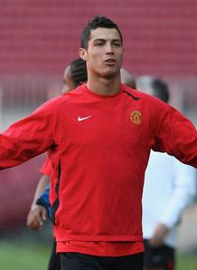 Cristiano Ronaldo Barca training