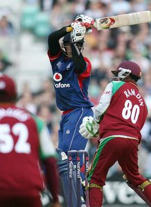 Owais Shah England v West Indies Twenty20 Oval 2007