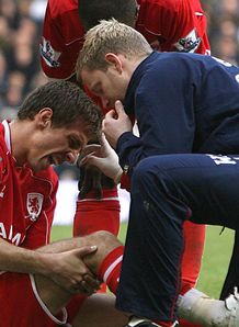 Gary O Neil crocked Tottenham v Middlesbrough