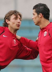 Gabriel Heinze Cristiano Ronaldo