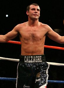 Joe Calzaghe frustrated