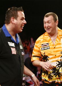 Adrian Lewis and Wayne Mardle