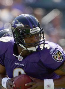 Steve McNair Baltimore Ravens quarterback