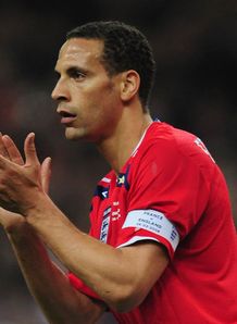 Rio Ferdinand captain France v England