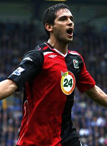 Roque Santa Cruz Blackburn Premier League Football Portsmouth