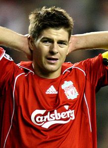 Steven Gerrard Liverpool Champions League Football Chelsea