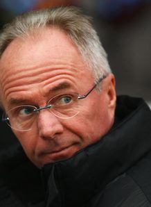 Sven-Goran Eriksson Manchester City manager