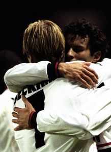 Ryan Giggs David beckham Manchester United Barcelona champions league