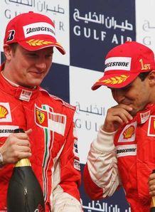 kimi raikkonen ferrari 2nd place bahrain gp 6/4/2008