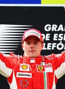 kimi raikkonen spanish gp winner 27/4/2008