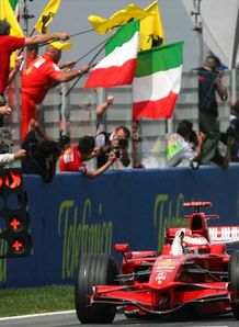 kimi raikkonen winning spanish gp 27/4/2008