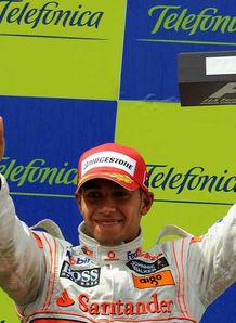 lewis hamilton 3rd place spanish grand prix 27/4/2008