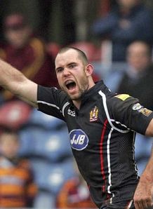 Wigan Warriors pat richards v Huddersfield Giants March 2008