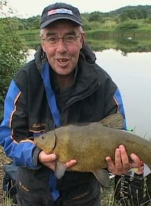 Keith Arthur with tench