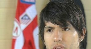Confident: Kun Aguero on Revista