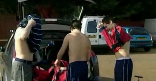 Changing face of the game: getting changed in carparks is a regular occurrence
