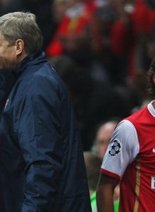 Arsene Wenger Mathieu Flamini