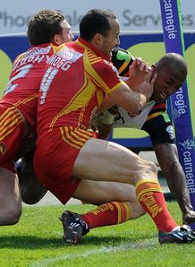 Bradford v Catalans Semi Tadulala scores