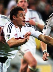 Dan Carter is back in action for the Crusaders