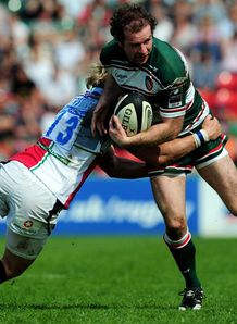 Geordan Murphy David Strettle Leicester v Harlequins