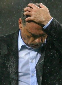 Avram Grant woe Manchester United v Chelsea Champions League final Moscow rain